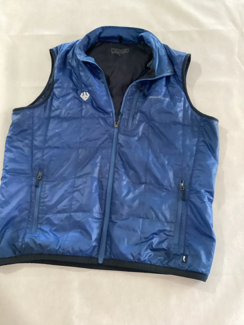 Vineyard Vines Men's Royal Blue Quilted Vest size L 7/25